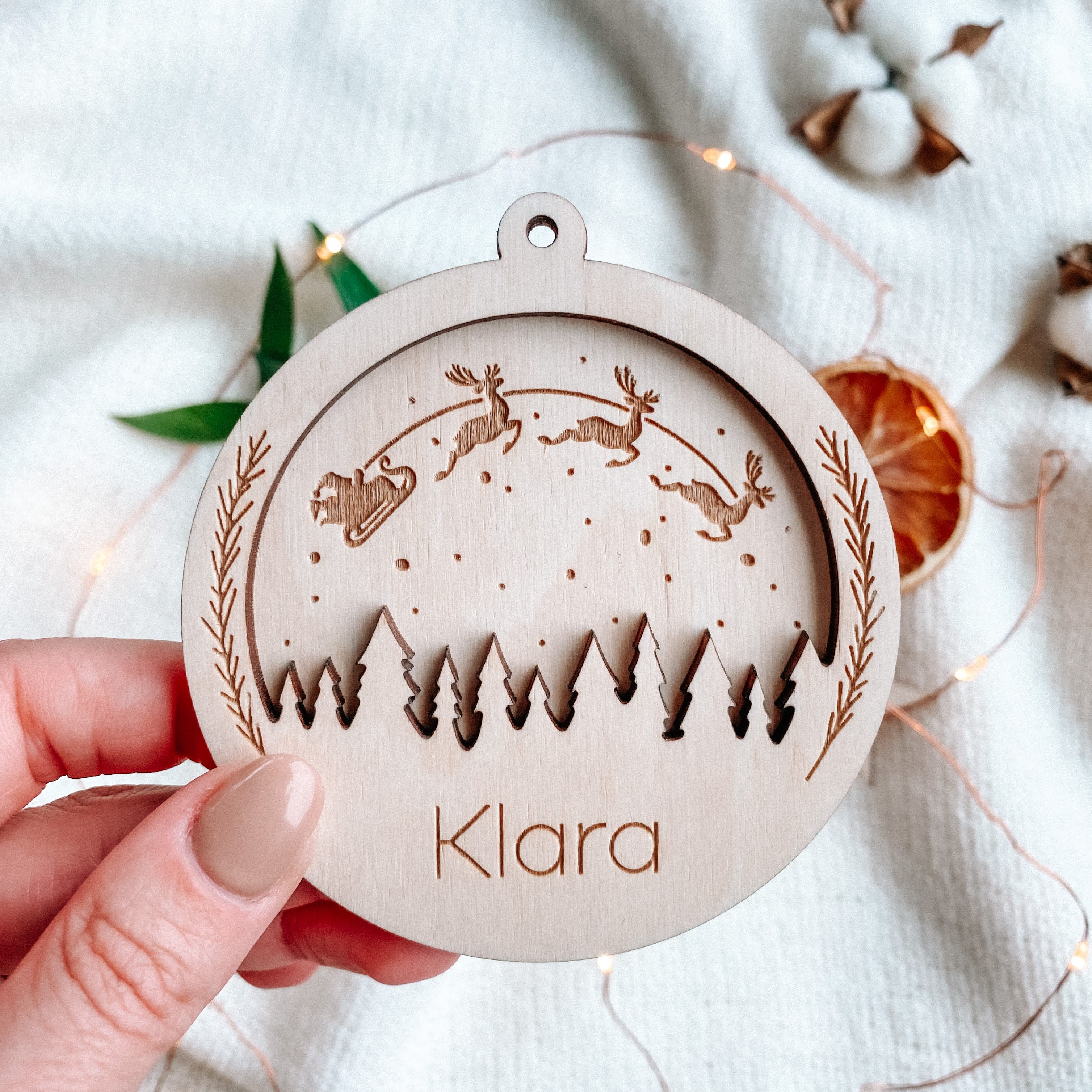 Bombka Sanie Mikołaja