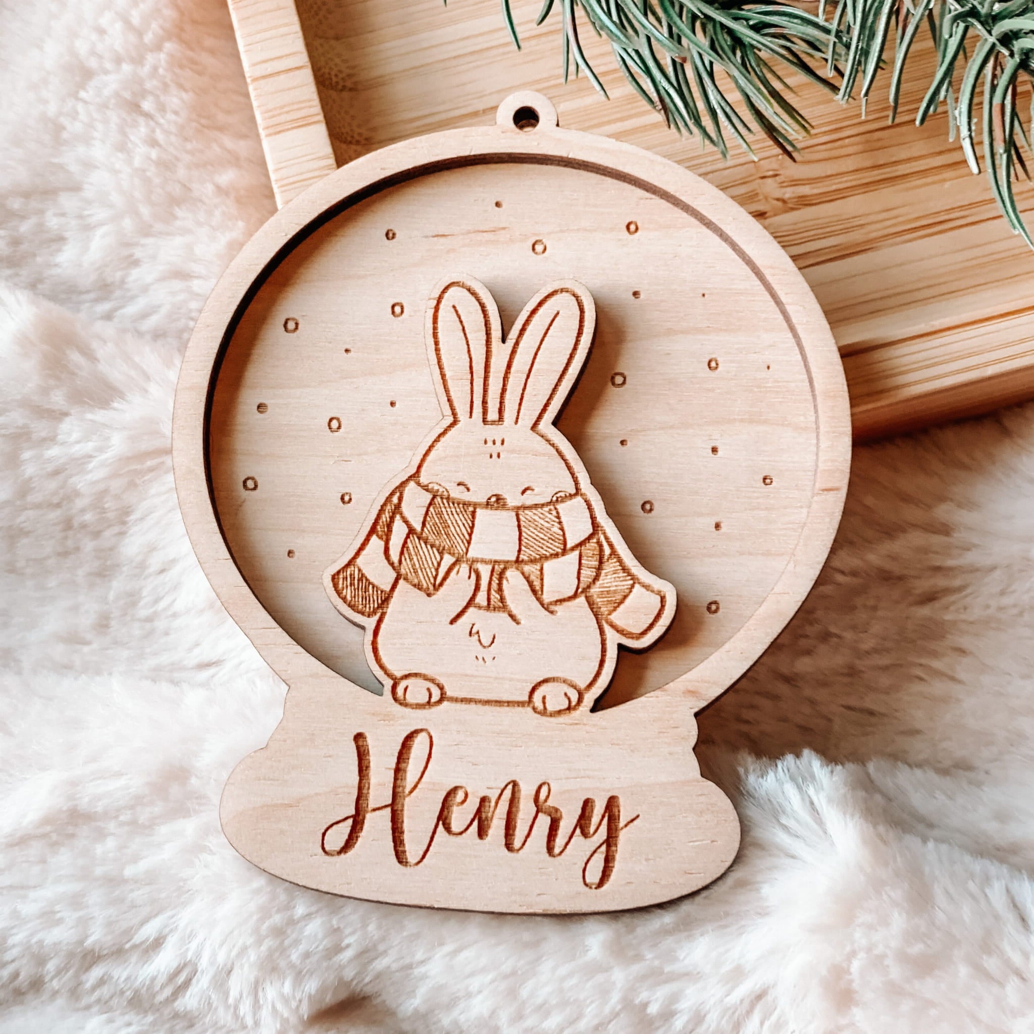 Bombka z króliczkiem