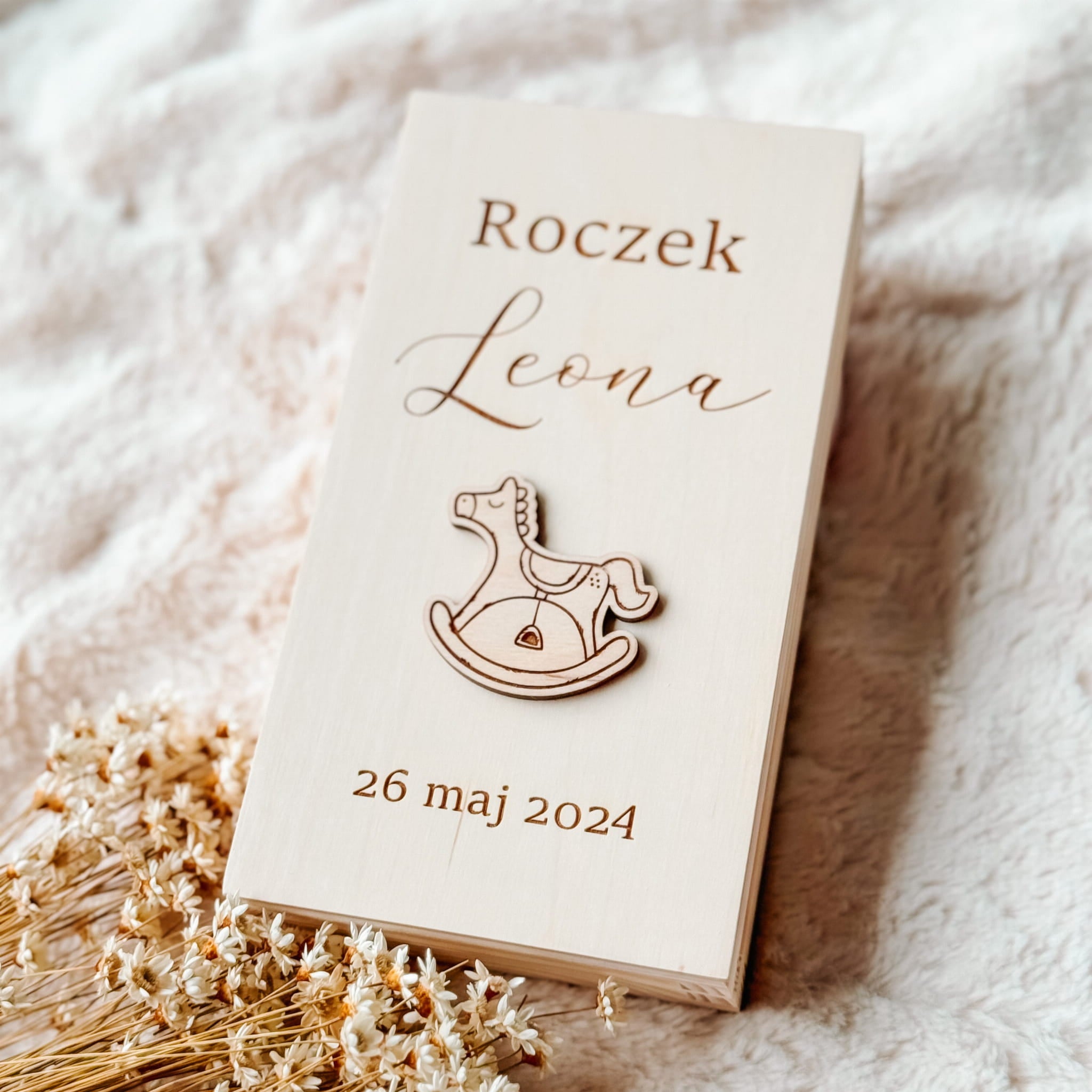 Pudełko na pieniądze-Konik na biegunach