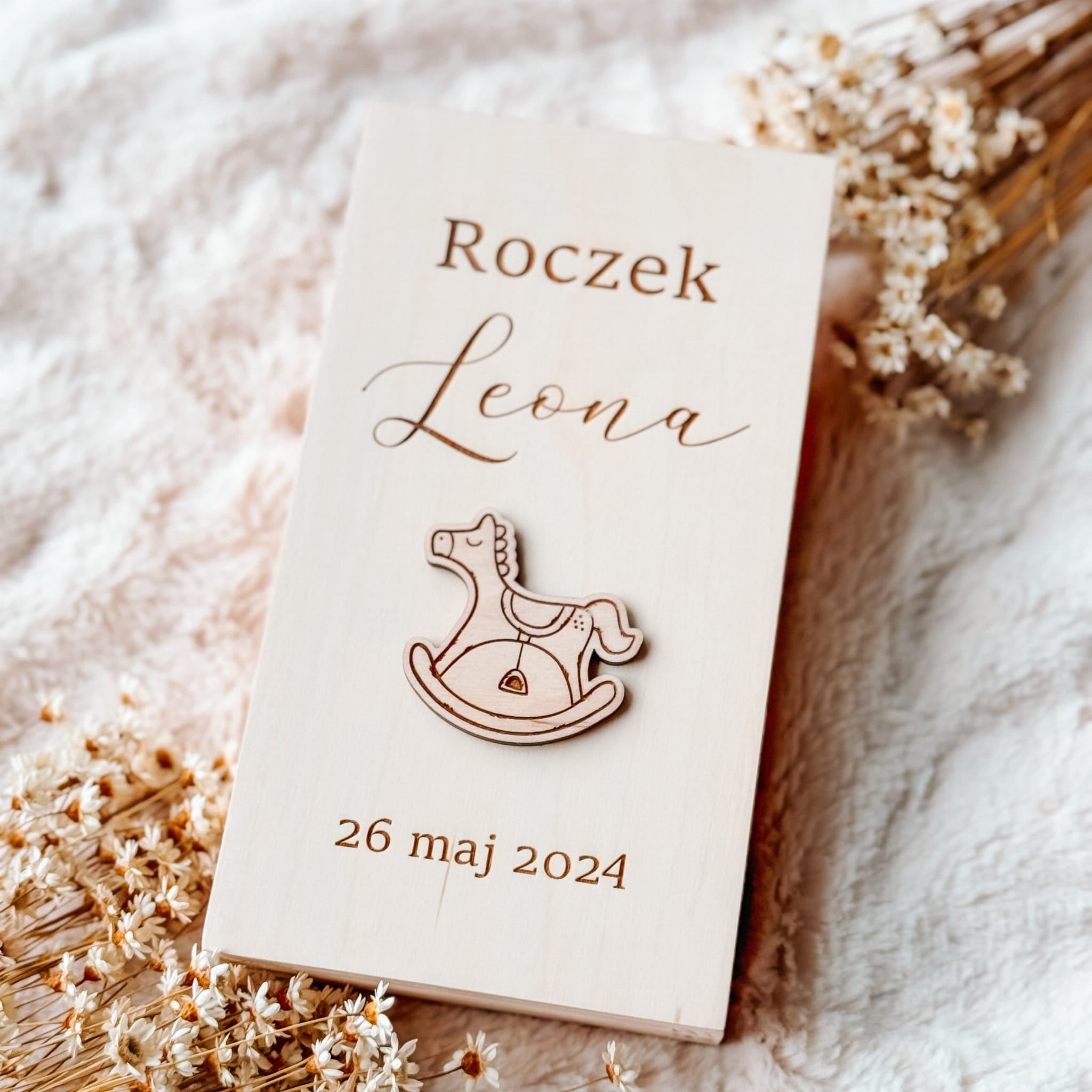 Pudełko na pieniądze-Konik na biegunach