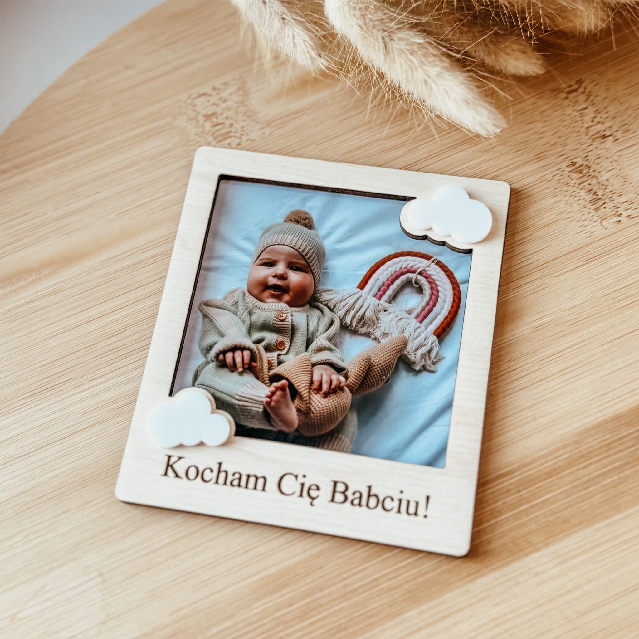 Mini magnetyczna ramka chmurki