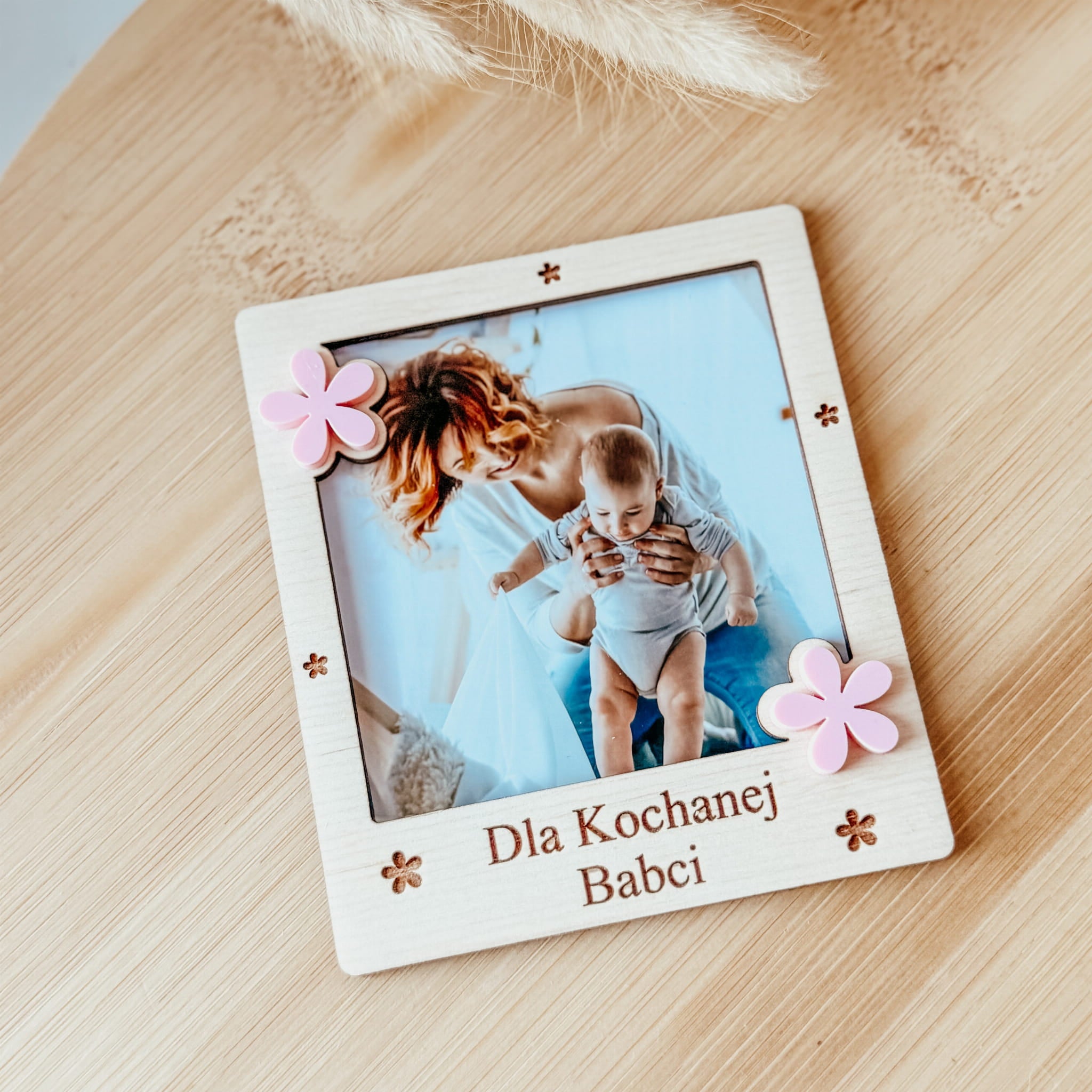 Mini magnetyczna ramka kwiatki