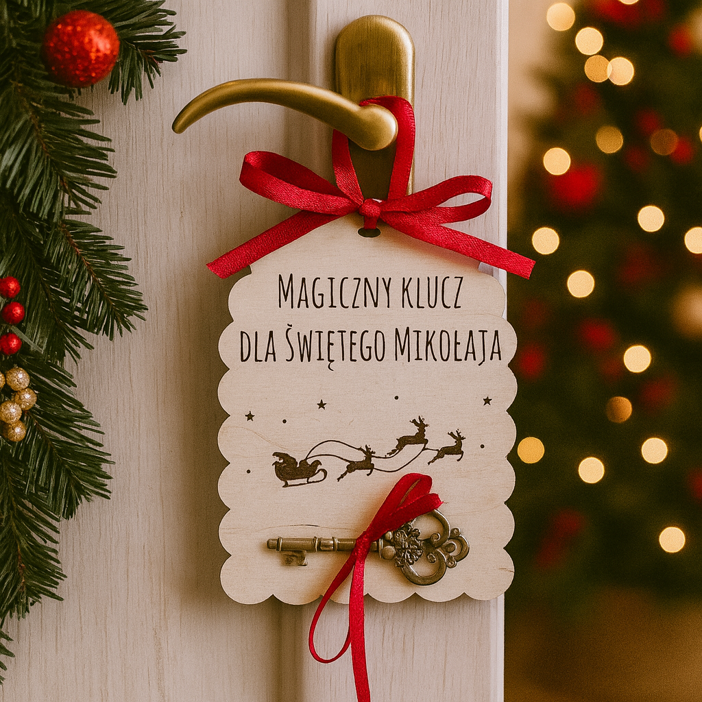 Zawieszka na drzwi dla Św. Mikołaja