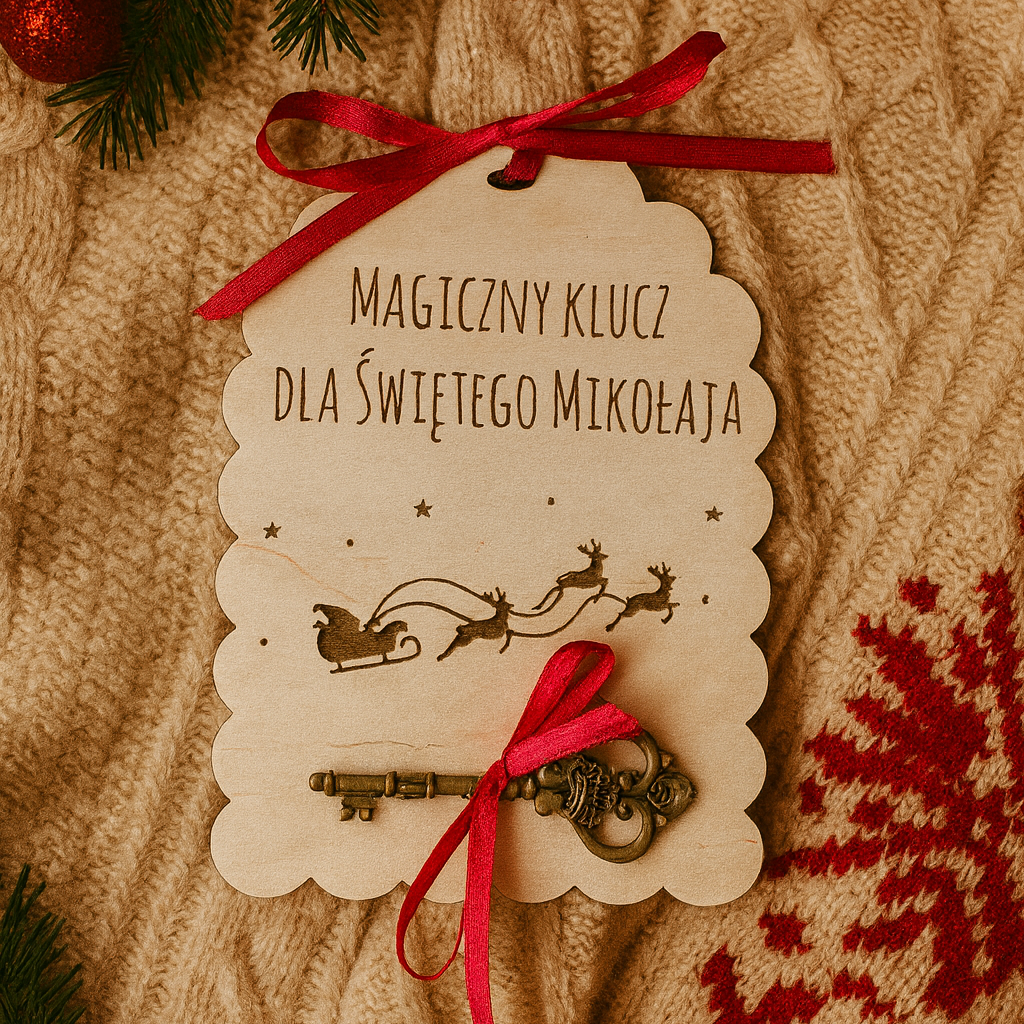 Zawieszka na drzwi dla Św. Mikołaja