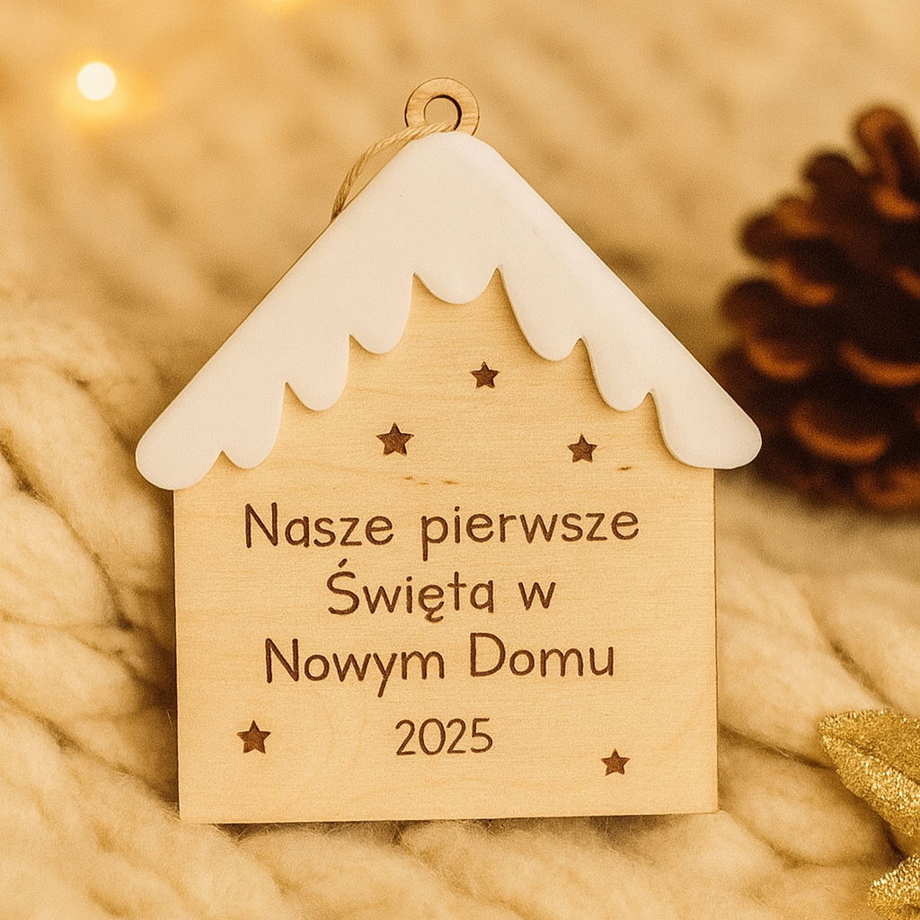 Zawieszka Domek-Nasze pierwsze święta