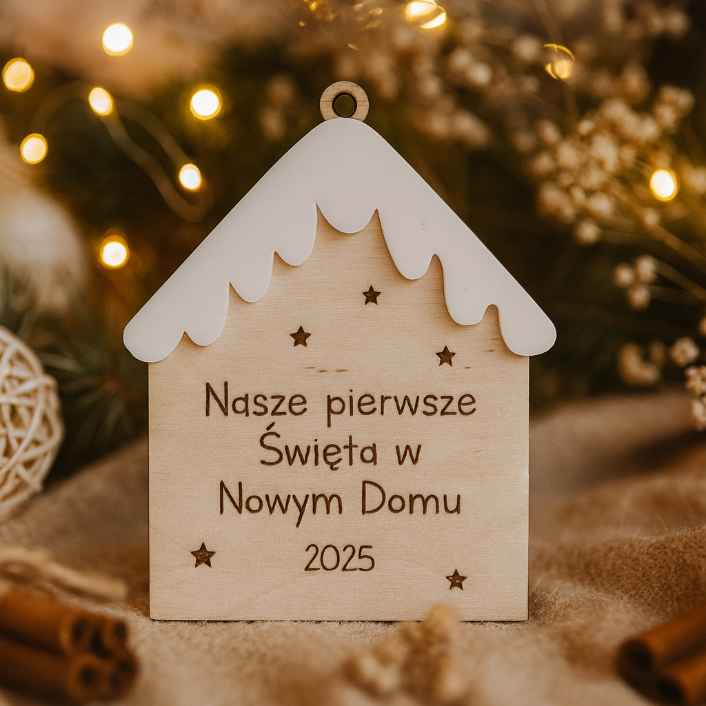 Zawieszka Domek-Nasze pierwsze święta