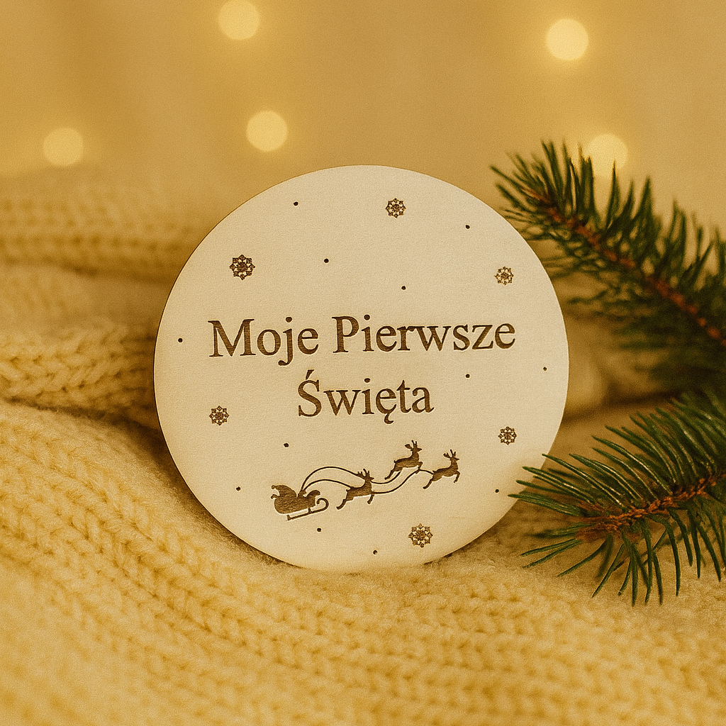 Tabliczka Moje pierwsze święta I