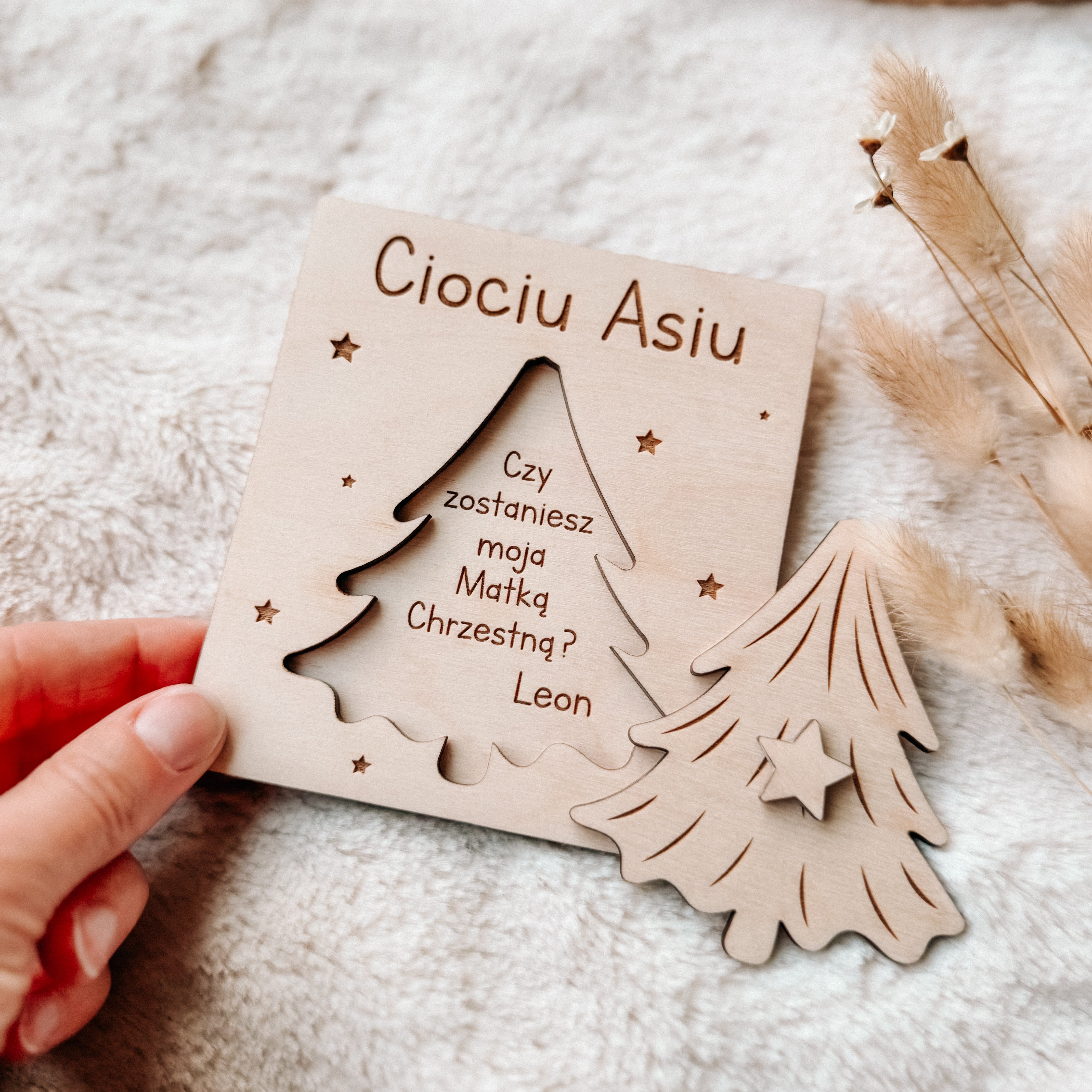 Prośba dla rodzica chrzestnego-choinka