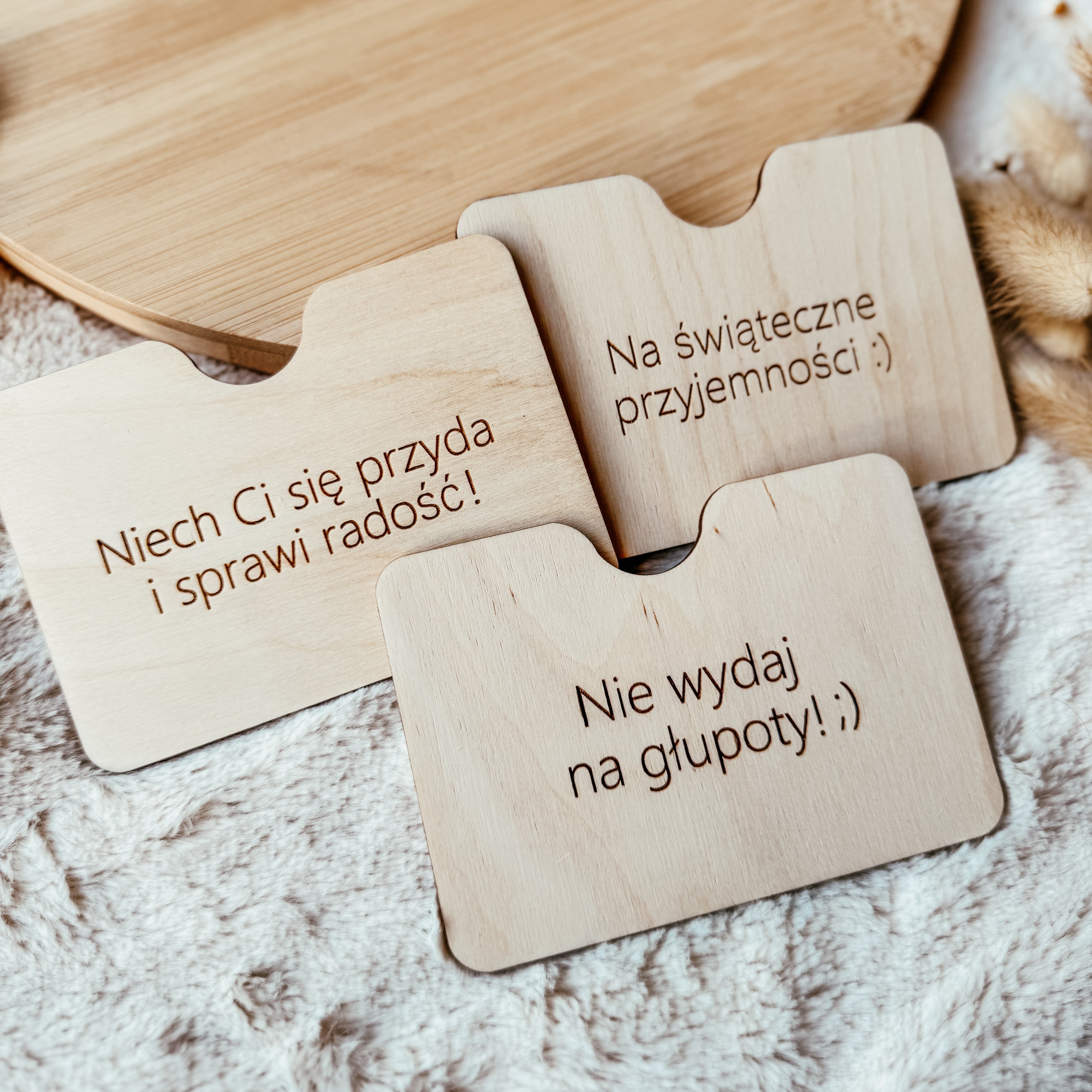 Kartka na banknoty / bon Świąteczny Zastrzyk Gotówki