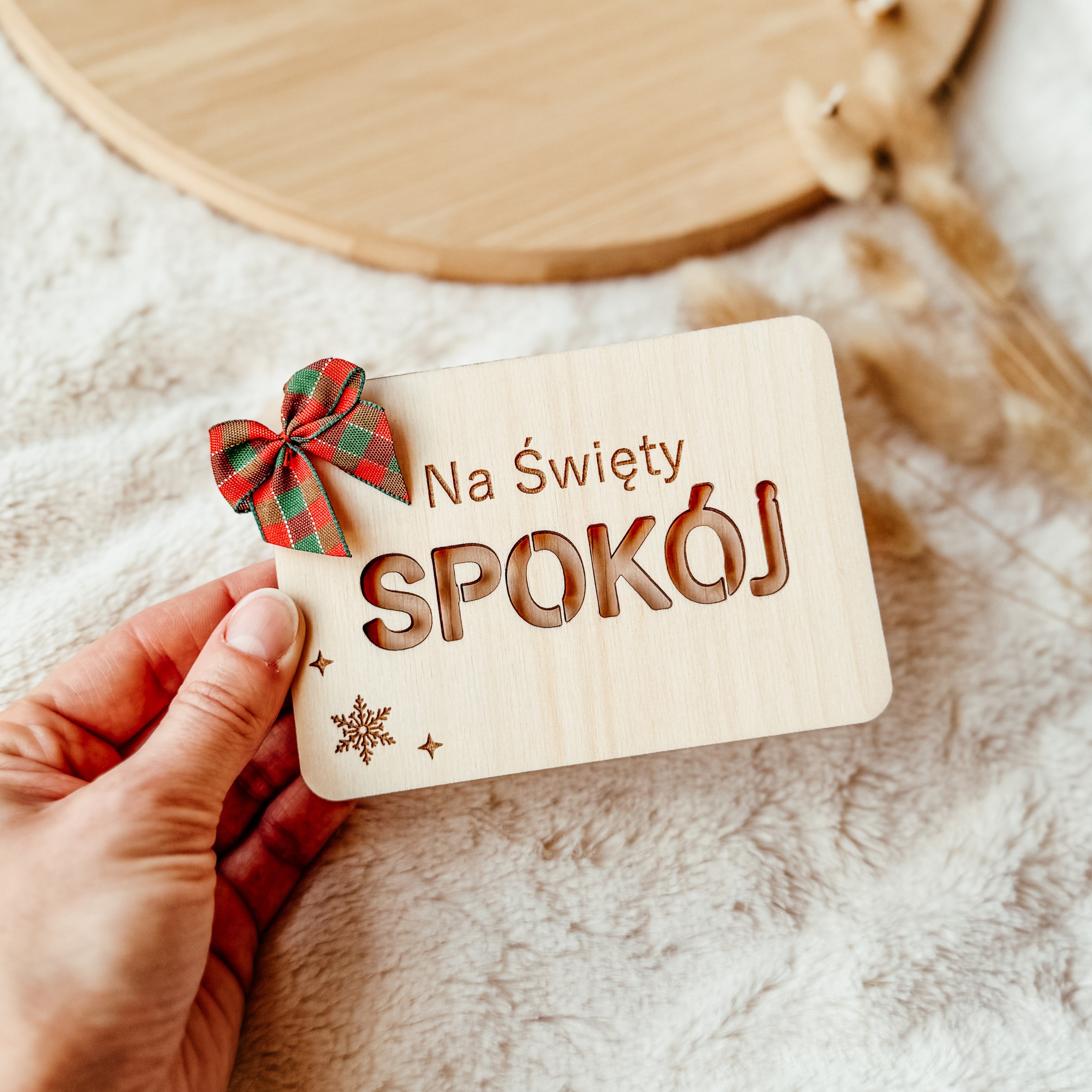 Kartka na banknoty / bon  Na Święty SPOKÓJ