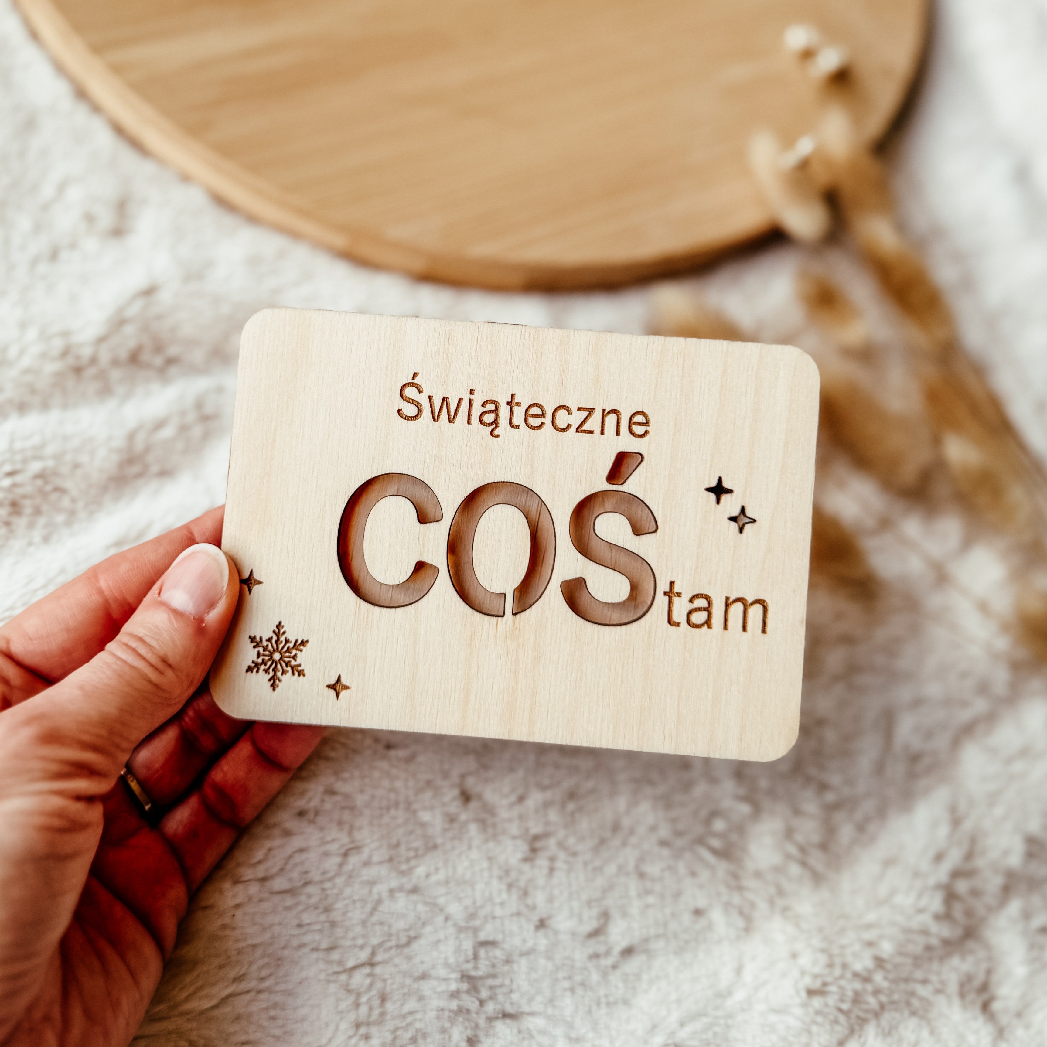 Kartka na banknoty / bon  Świąteczne COŚtam