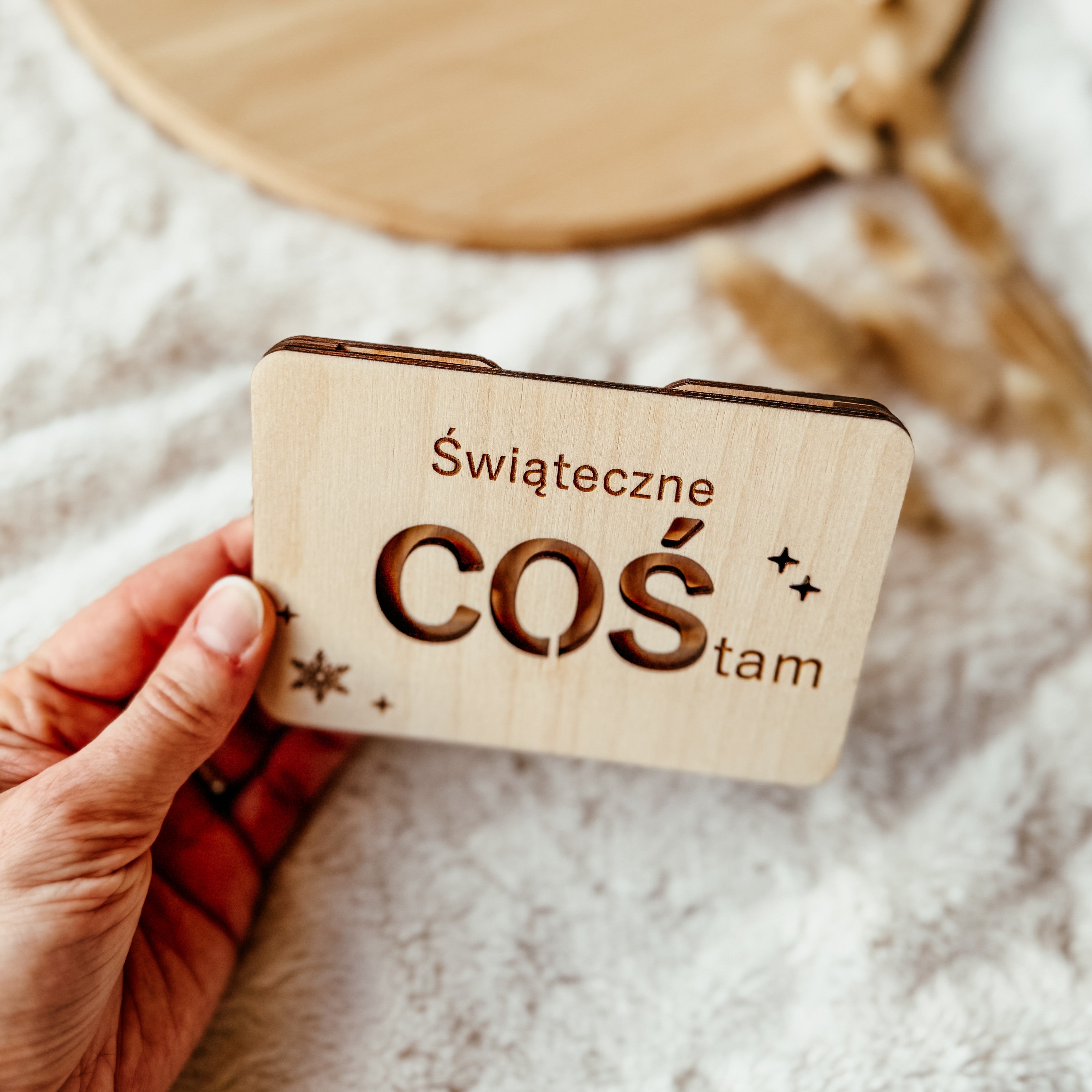 Kartka na banknoty / bon  Świąteczne COŚtam