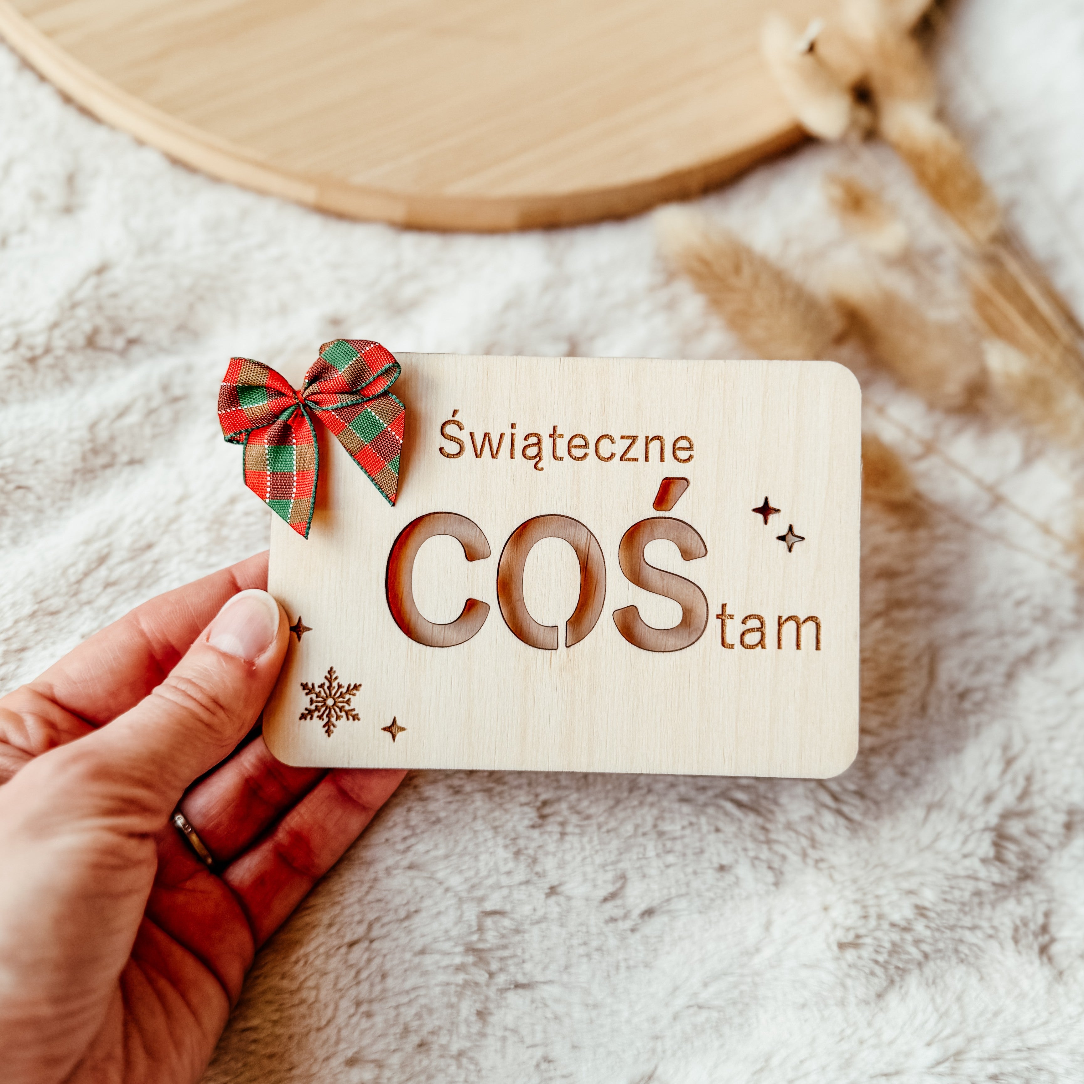 Kartka na banknoty / bon  Świąteczne COŚtam