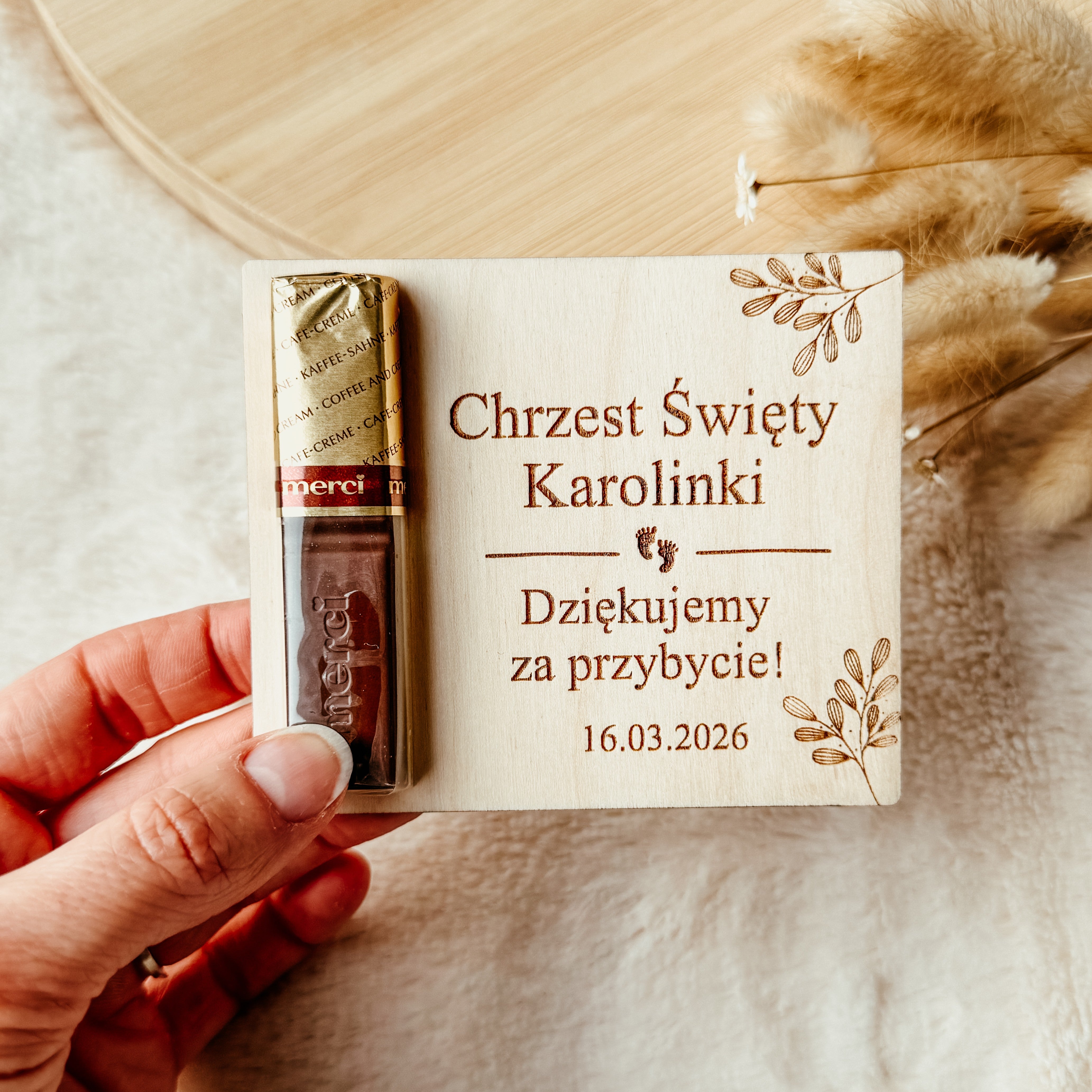 Podziękowanie Merci