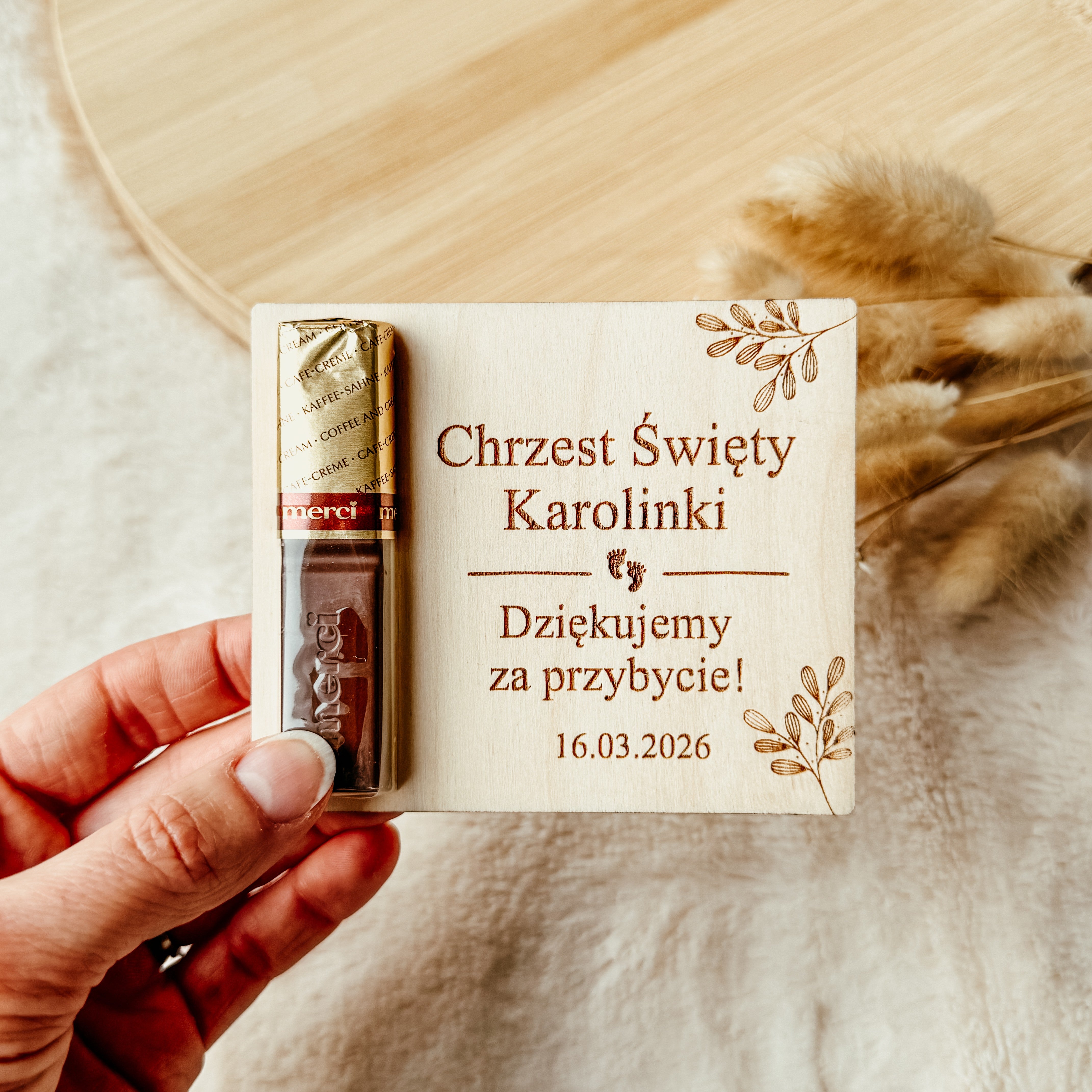 Podziękowanie Merci