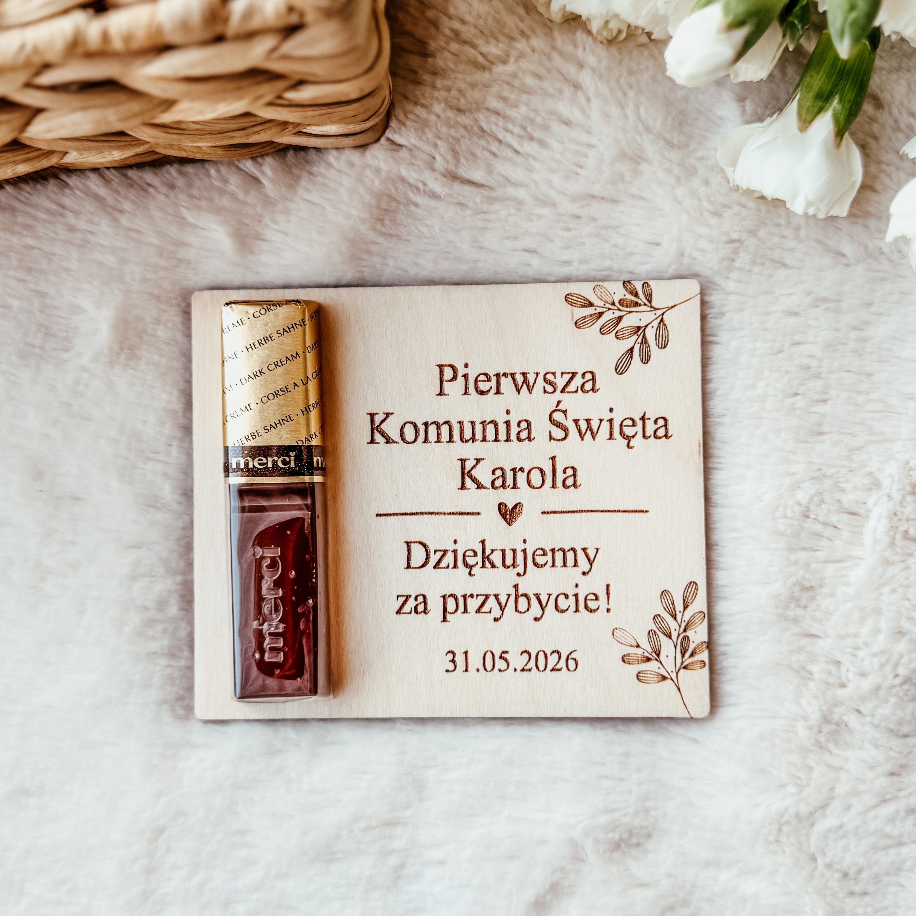 Podziękowanie Merci