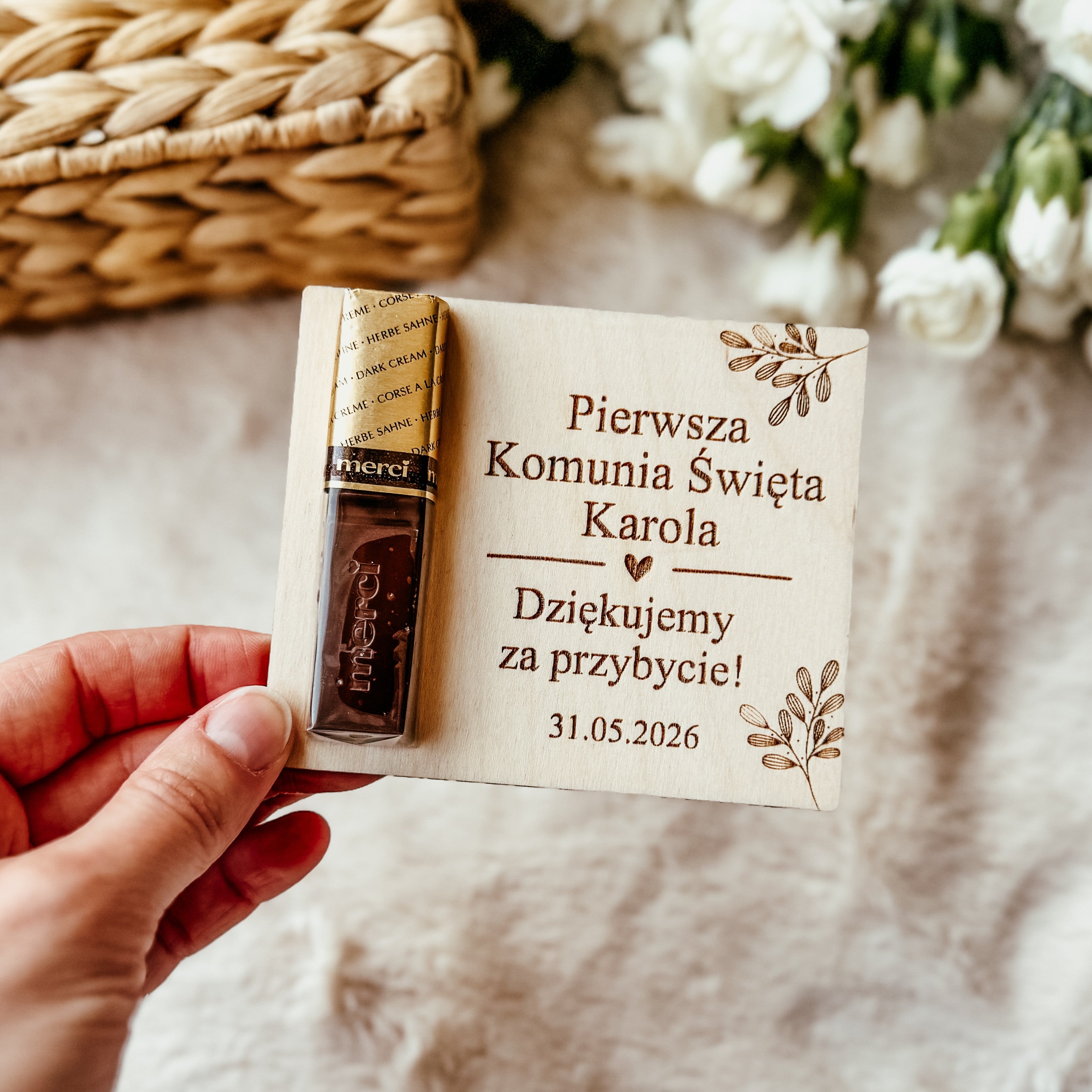 Podziękowanie Merci