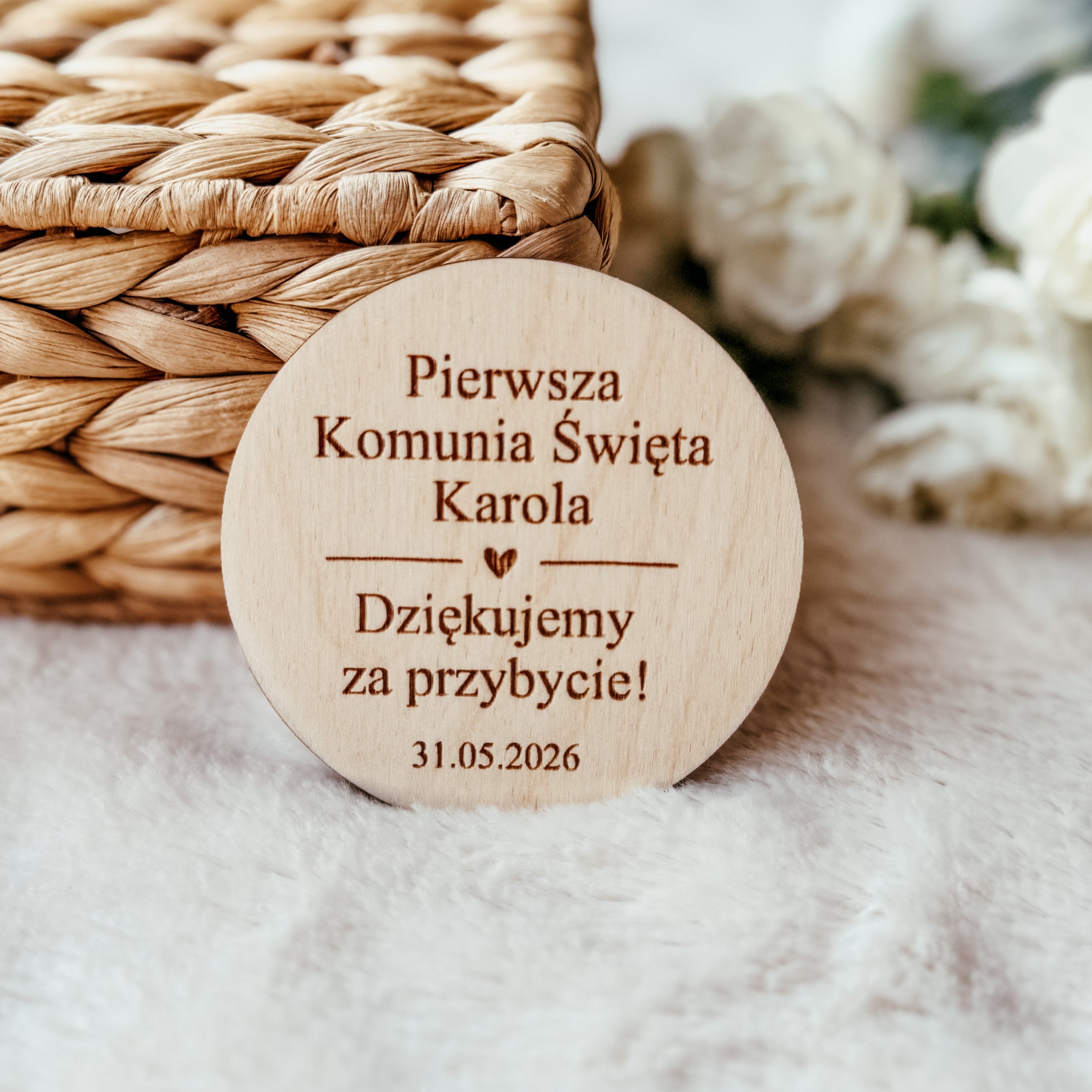 Podziękowanie magnes