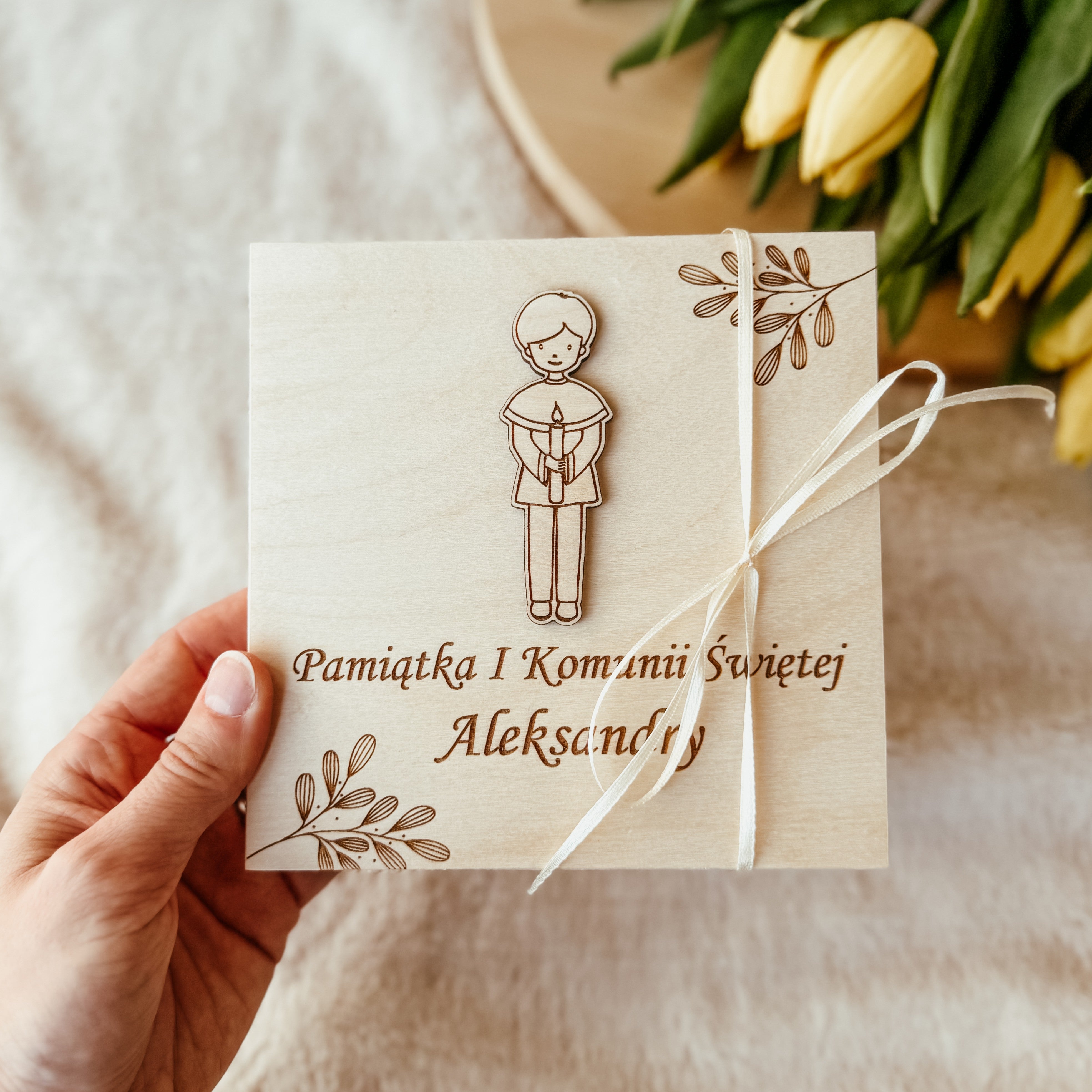 Pudełko Komunijne Chłopiec