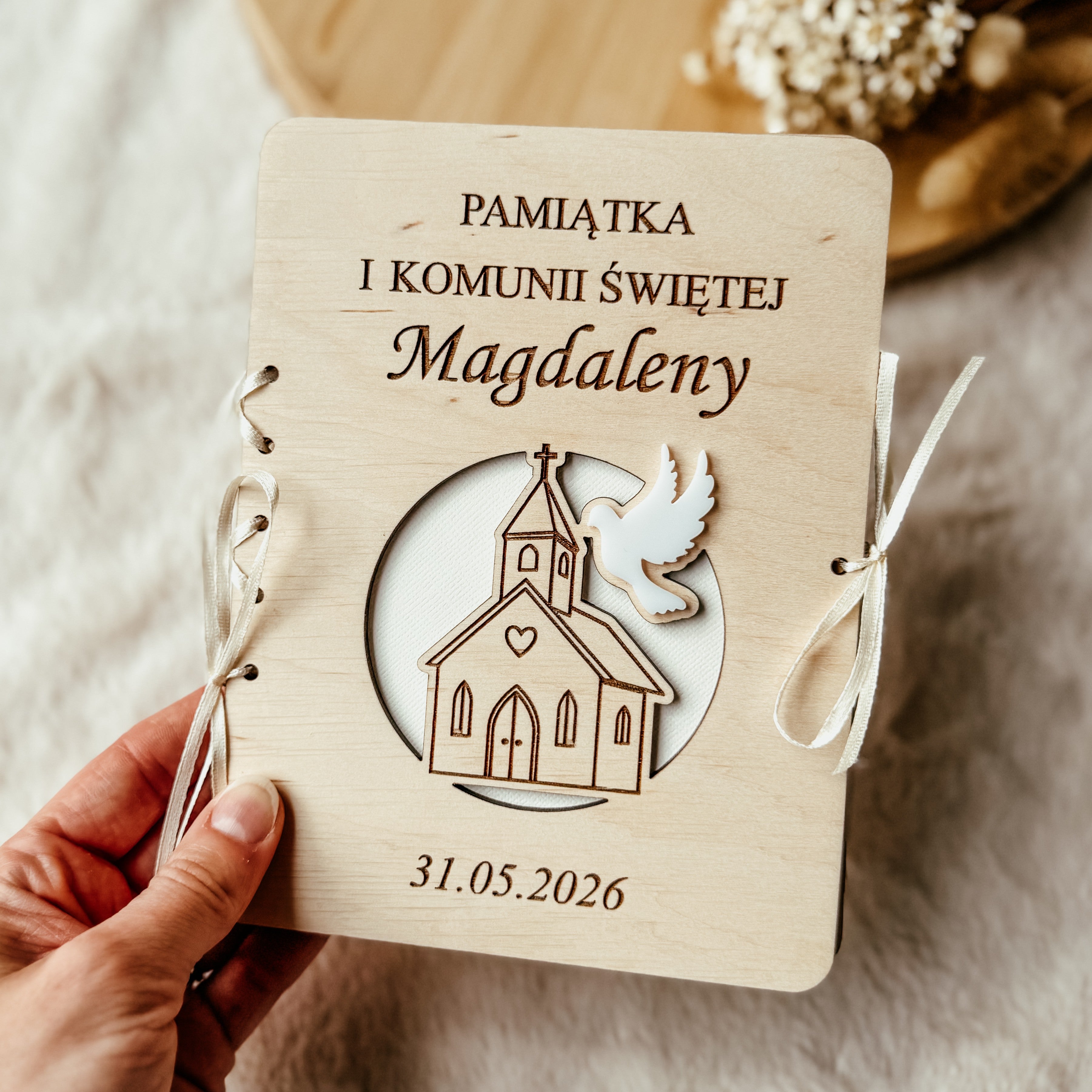 Kartka komunijna - Kościół