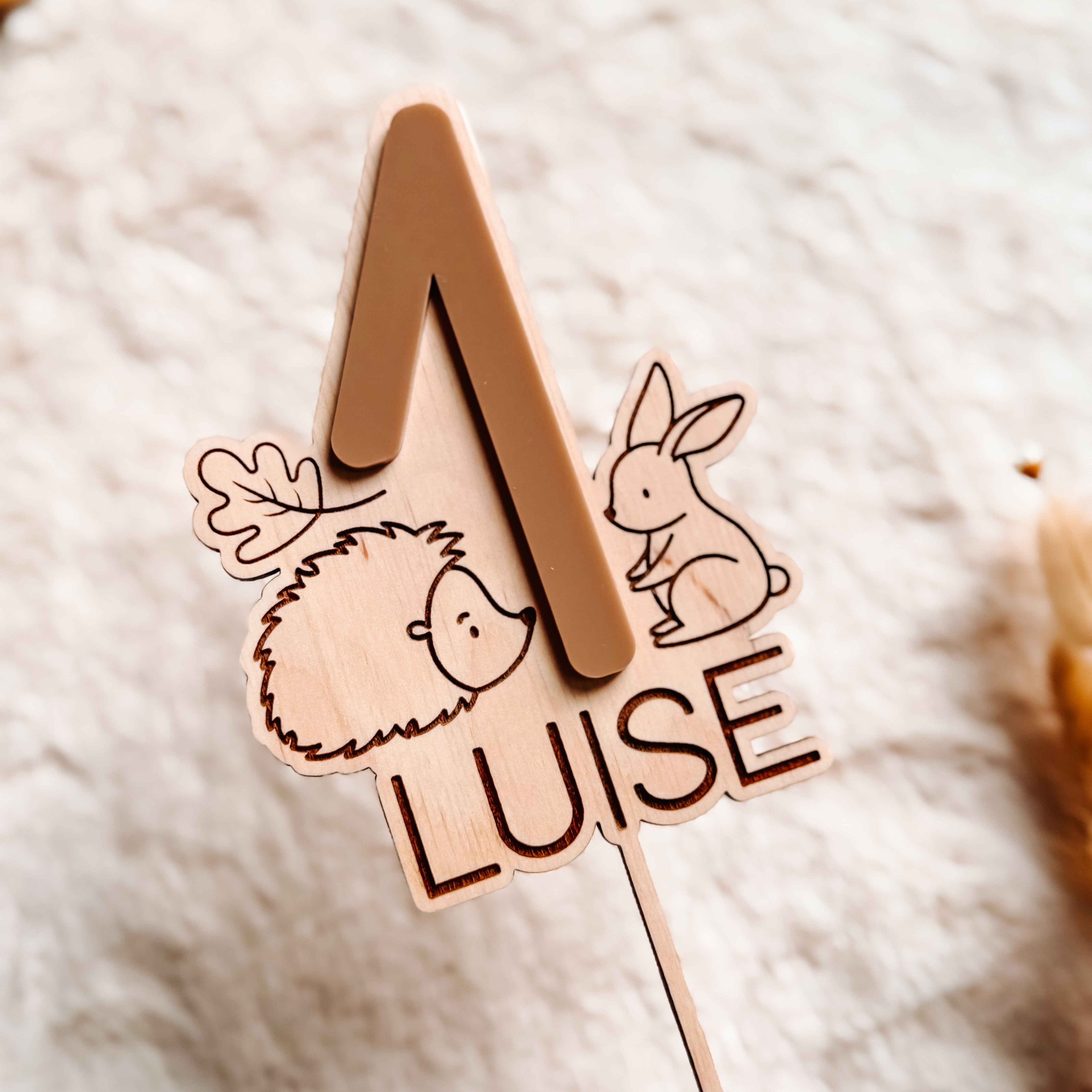 Topper jeż i zając