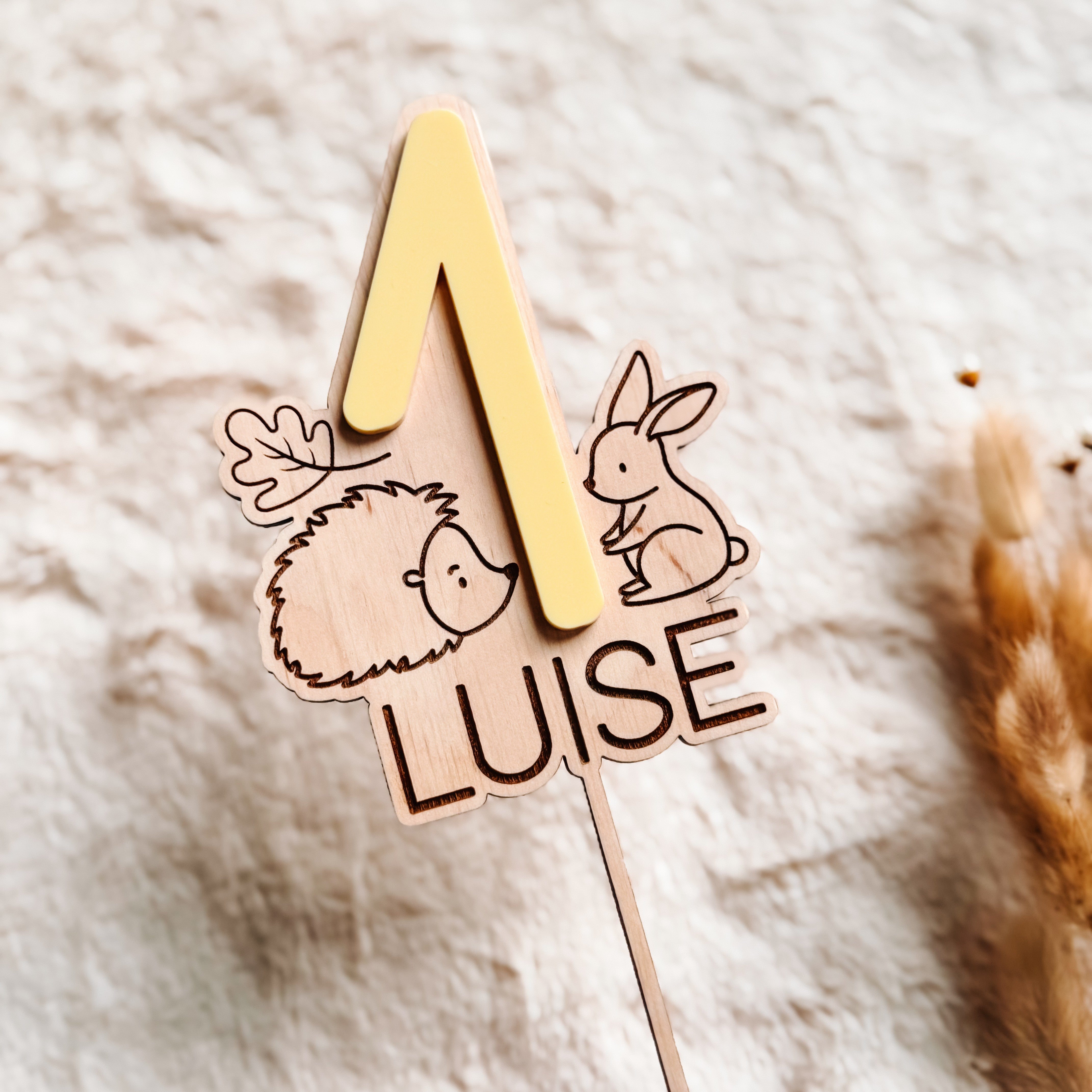 Topper jeż i zając