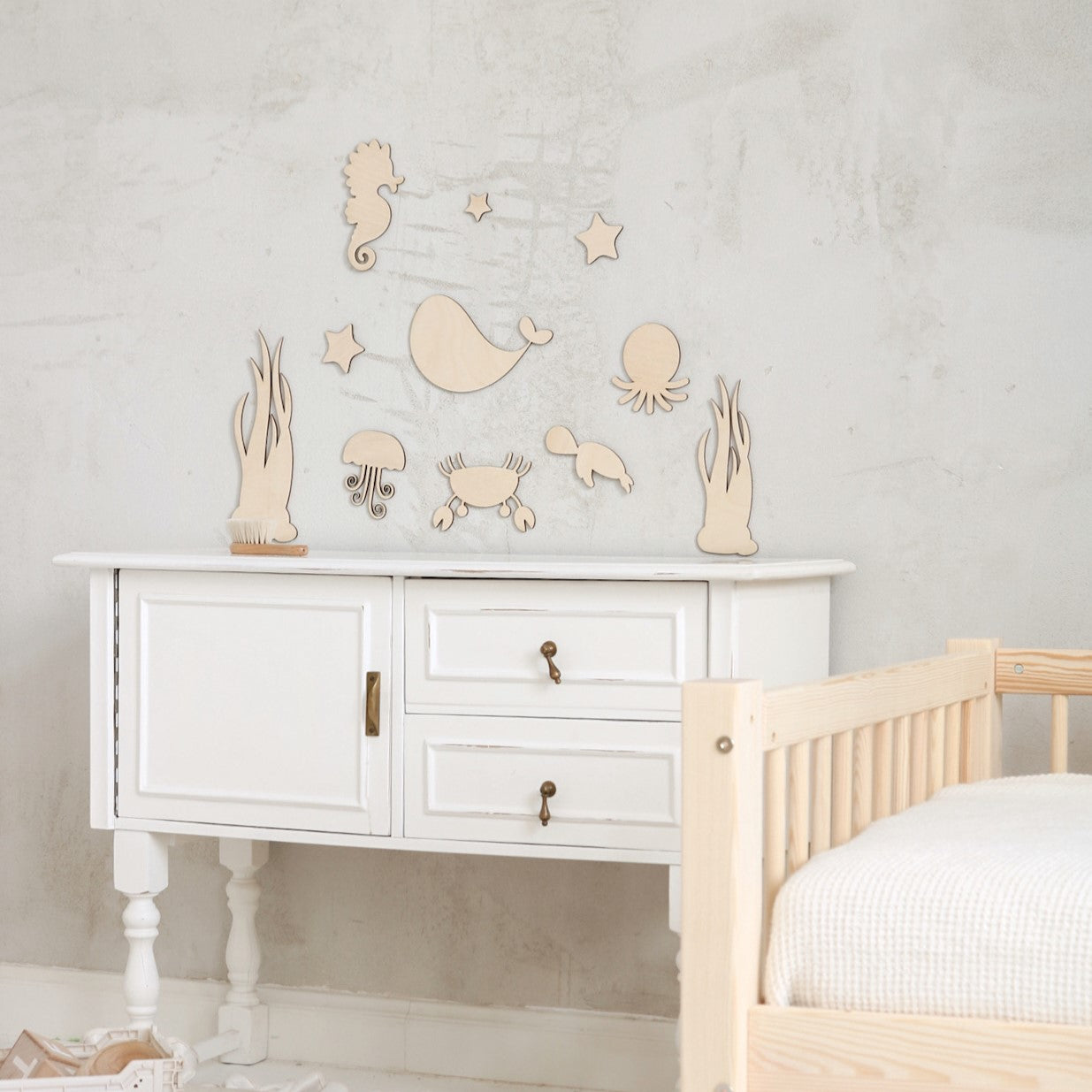 Zestaw zwierzęta morskie