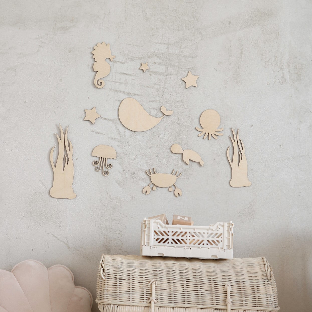 Zestaw zwierzęta morskie