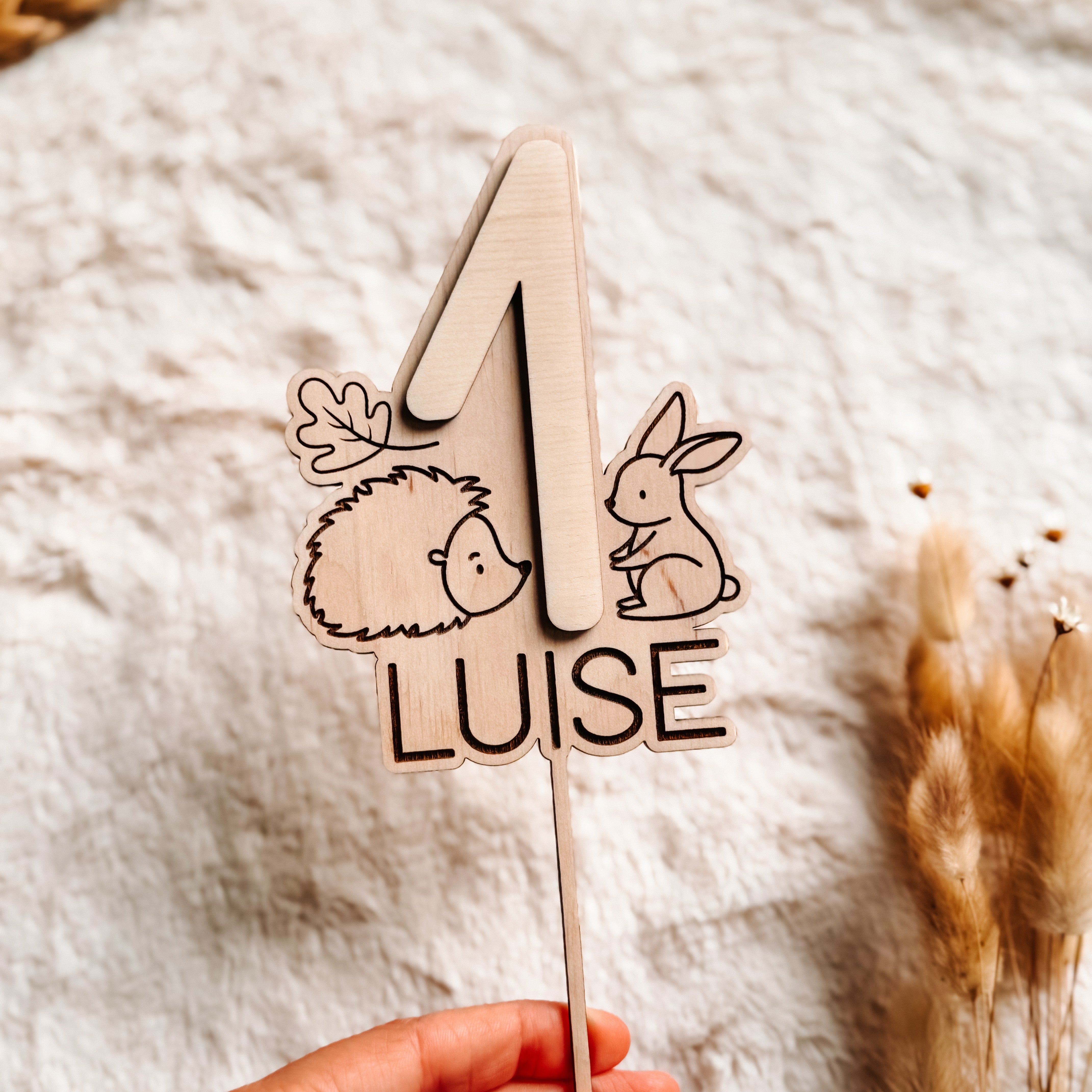 Topper jeż i zając