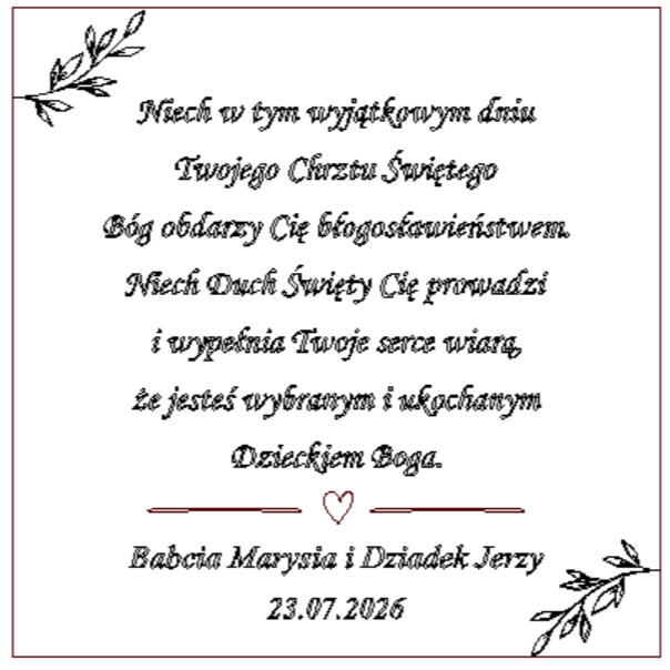 Pudełko Aniołek